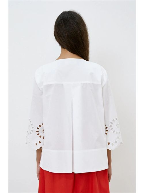 Blusa con maniche con ricamo laser MEIMEI J | M5PCC1791791